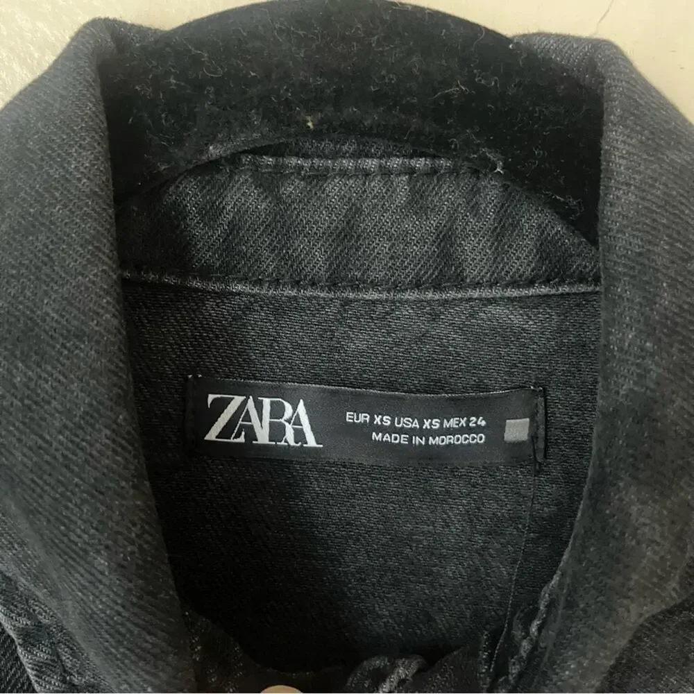 Zara Women's Black Long Sleeve Size XS Jumpsuit